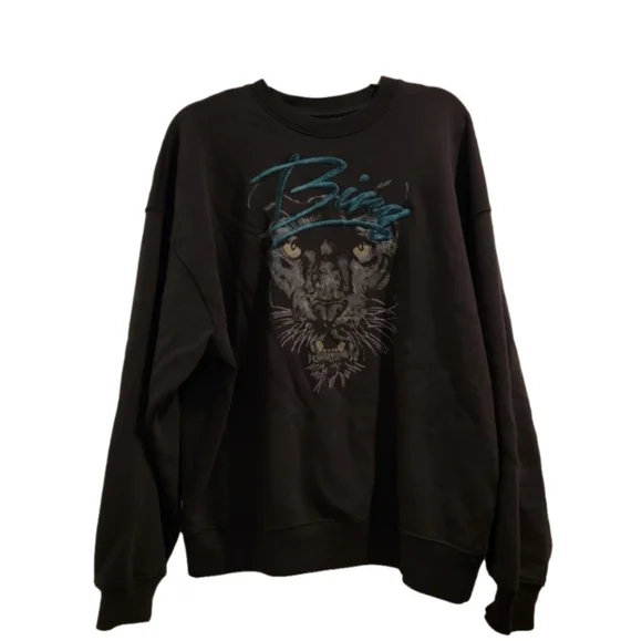 'sold' Anine Bing, Vintage black- Kenny Sweatshirt Panther LNC, A MUST HAVE. - Picture 2 of 4